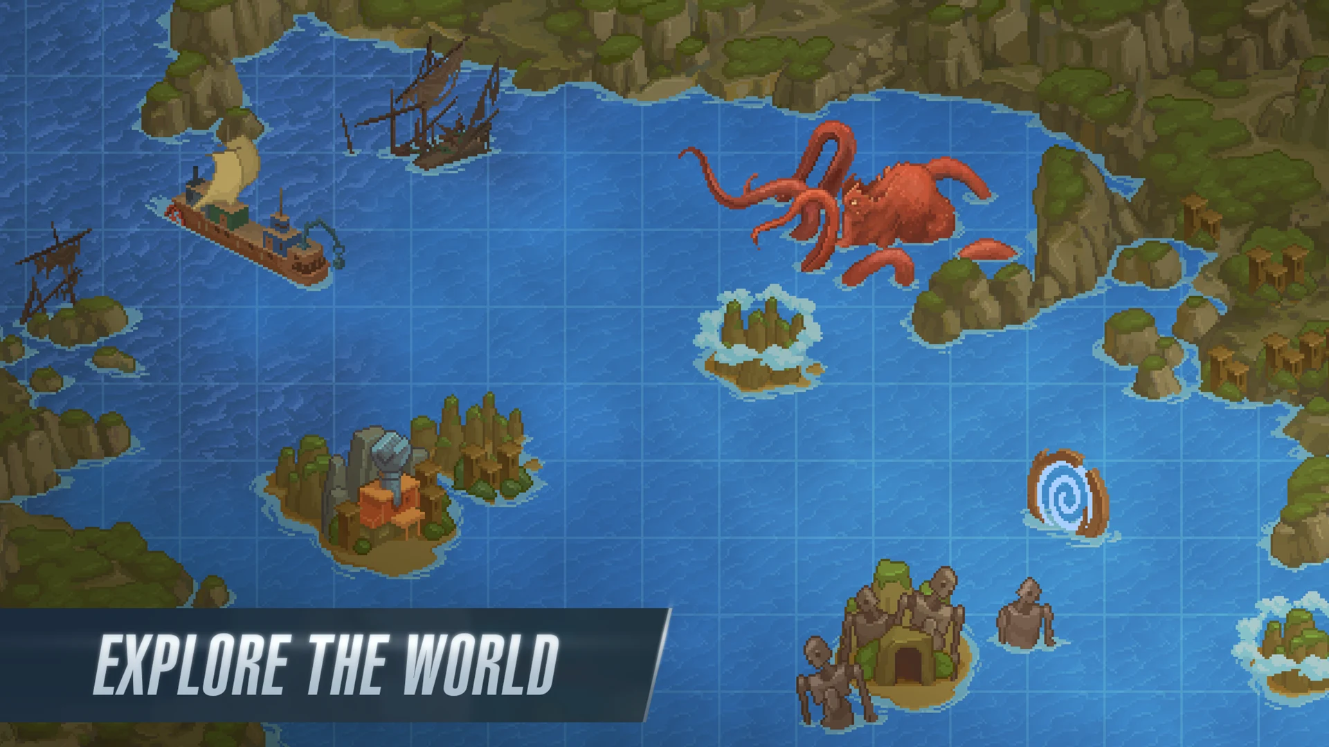 Driftfall: Pixel Action RPG screenshot