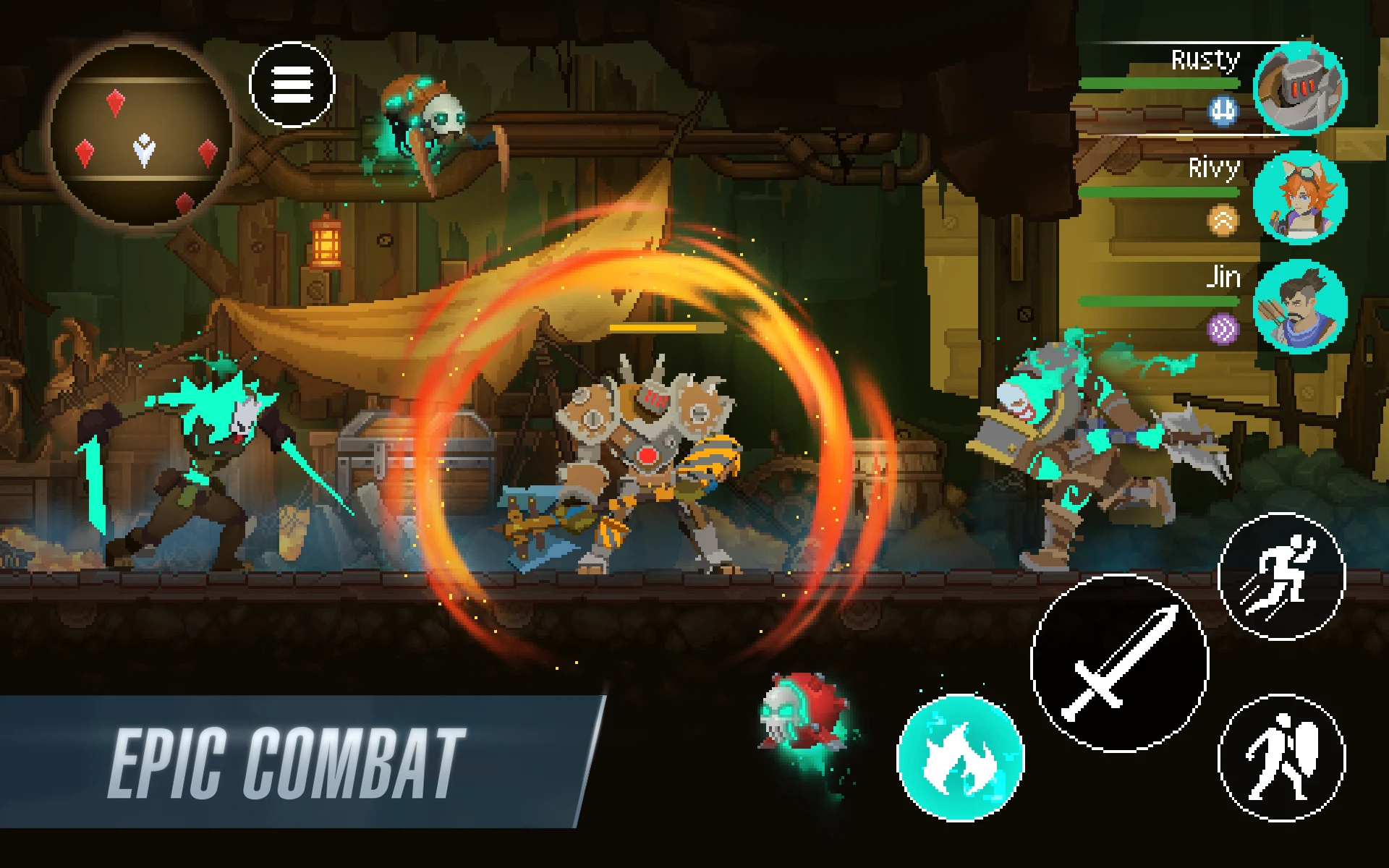 Driftfall: Pixel Action RPG screenshot